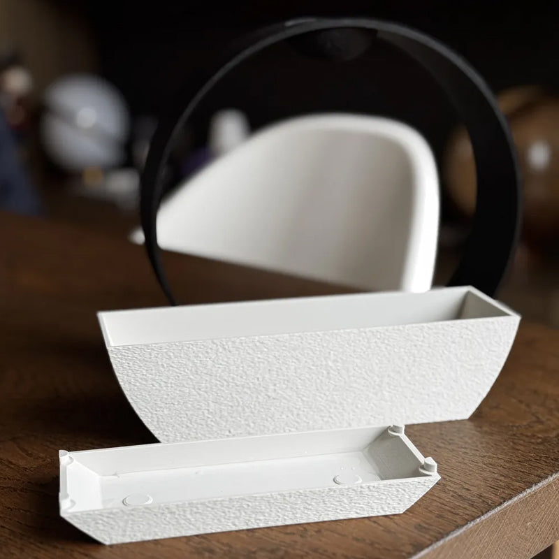 3D-Printed Stone-Look Self-Watering Planter, 25 cm