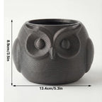 3D-Printed Owl Planter – Grey
