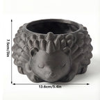 3D-Printed Hedgehog Planter – Grey