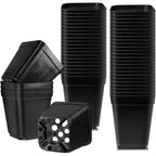 Square Seedling Nursery Pots, 5.5 cm Reusable – Pack of 20