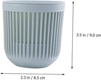 Double-Layer Wall Hanging Planter with Drainage – White