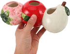 Strawberry Ceramic Vase for Cuttings and Propagation