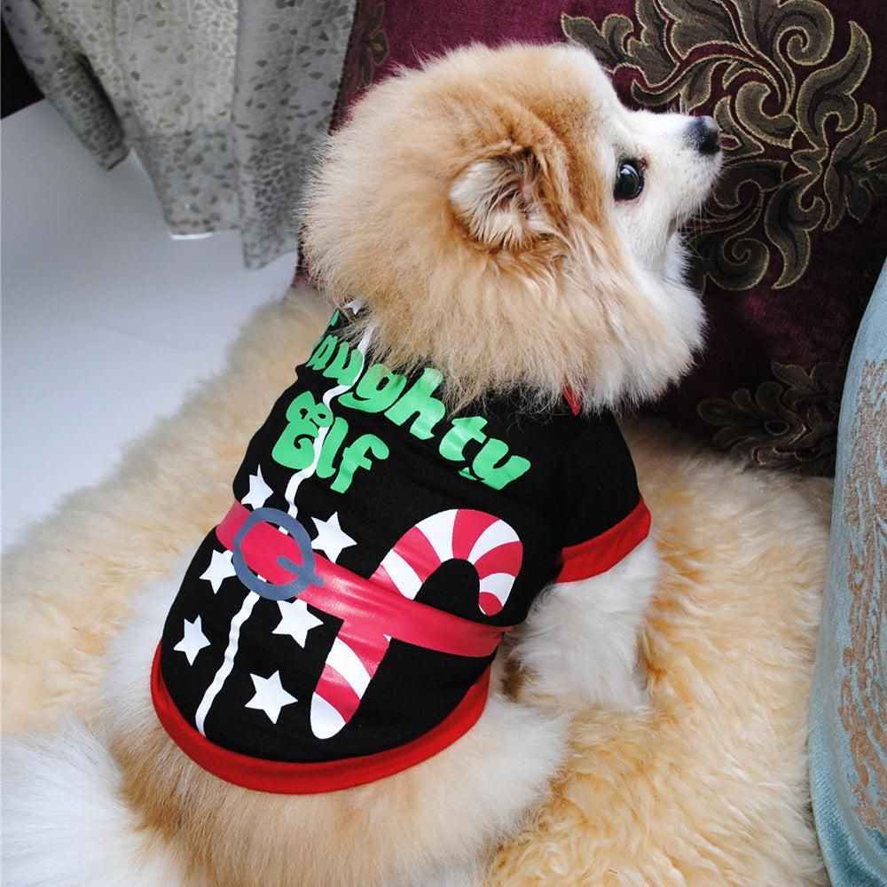 Christmas Pet T-Shirts for Dogs & Cats, Size M – Pack of 3