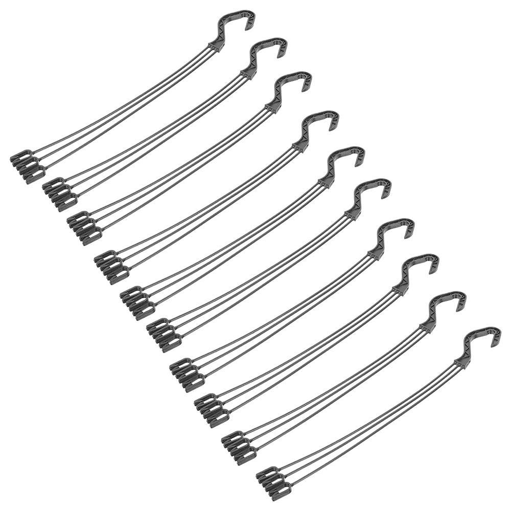 3-Prong Hanging Pot Hooks for 18 cm Rimmed Pots – Pack of 10