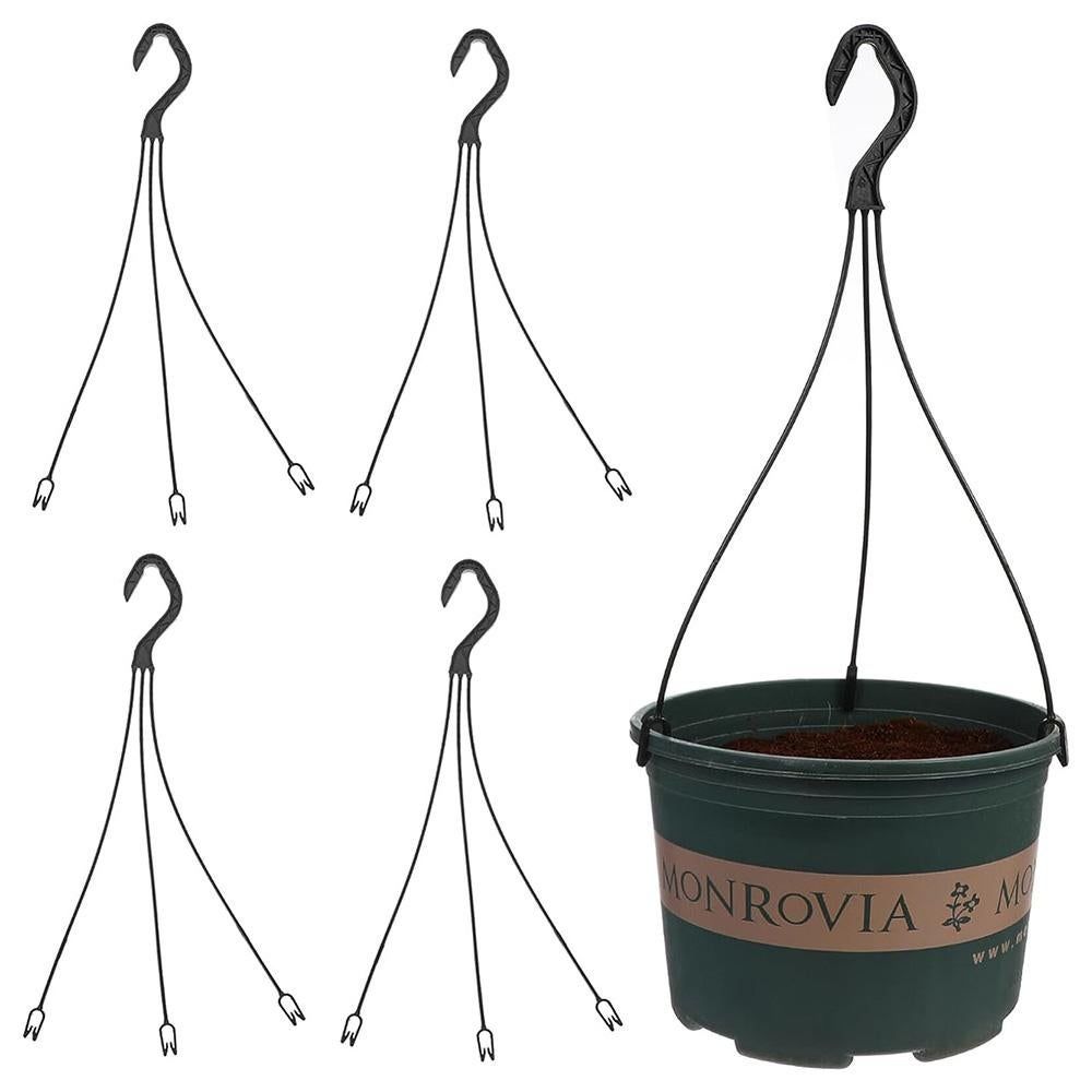 3-Prong Hanging Pot Hooks for 18 cm Rimmed Pots – Pack of 10