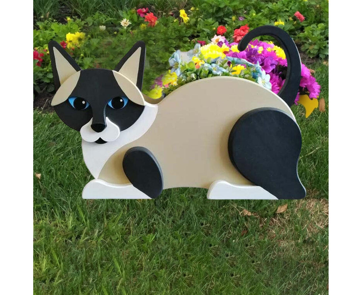 Cat-Shaped Plastic Planter, 31.8 cm – Style B