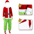 Adult Green Monster Christmas Costume Set, XXXL