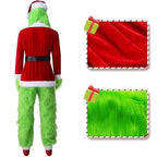 Adult Green Monster Christmas Costume Set, XXXL