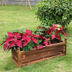 Large Wooden Raised Garden Bed on Legs, 90 x 30 x 33 cm – Pine