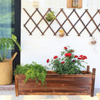 Large Wooden Raised Garden Bed on Legs, 90 x 30 x 33 cm – Pine