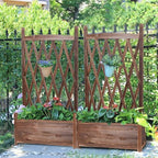 Large Wooden Raised Garden Bed on Legs, 90 x 30 x 33 cm – Pine