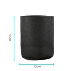 Fabric Grow Bags, 6 Pack – Black Felt Plant Pots