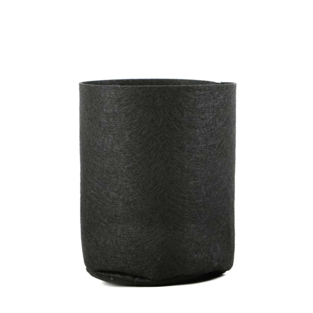 Fabric Grow Bags, 6 Pack – Black Felt Plant Pots