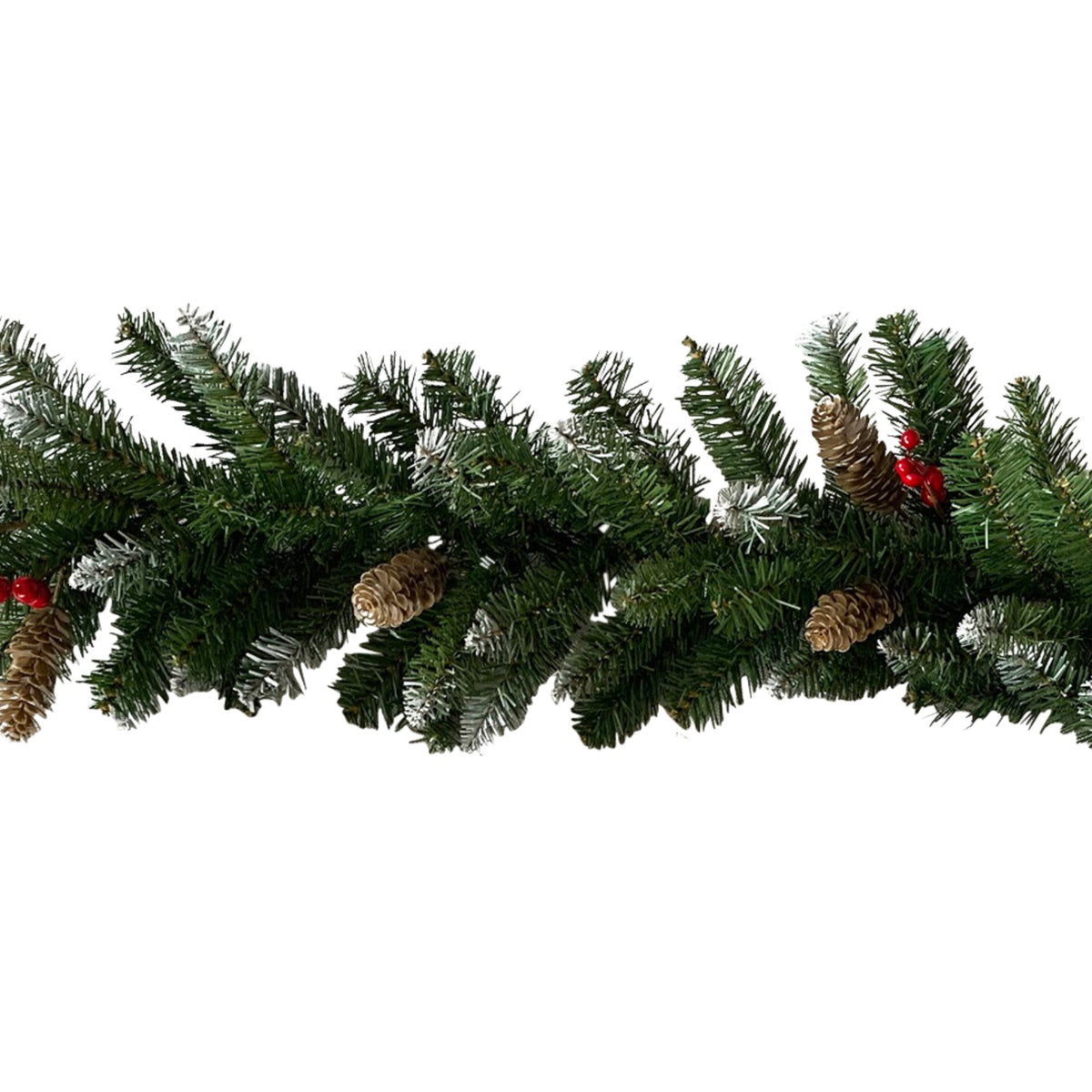 Christmas Garland with Pine Cones & Berries, 2.7 m – Christabelle