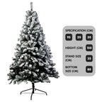 Snow-Tipped Artificial Christmas Tree, 1.5 m with 550 Tips – Christabelle