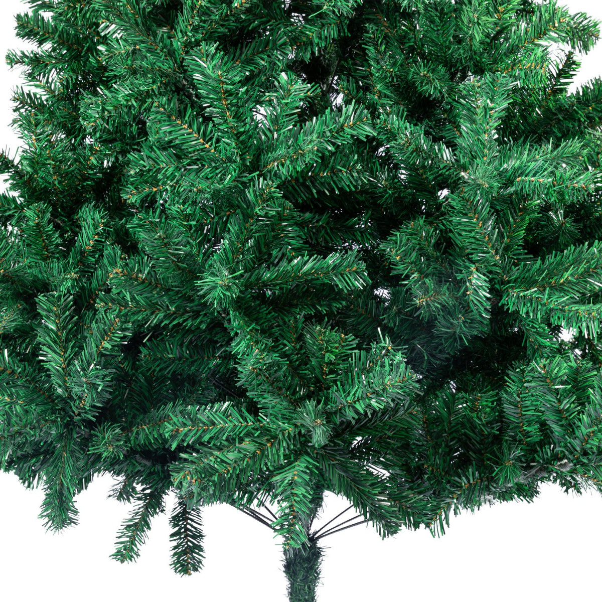 Green Artificial Christmas Tree, 2.1 m with 1200 Tips – Christabelle