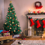 Green Artificial Christmas Tree, 2.1 m with 1200 Tips – Christabelle