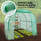 Replacement Dome Greenhouse Cover 300 x 200 x 200 cm – Green