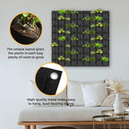 72-Pocket Vertical Wall Planter Bag – Black