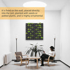 72-Pocket Vertical Wall Planter Bag – Black