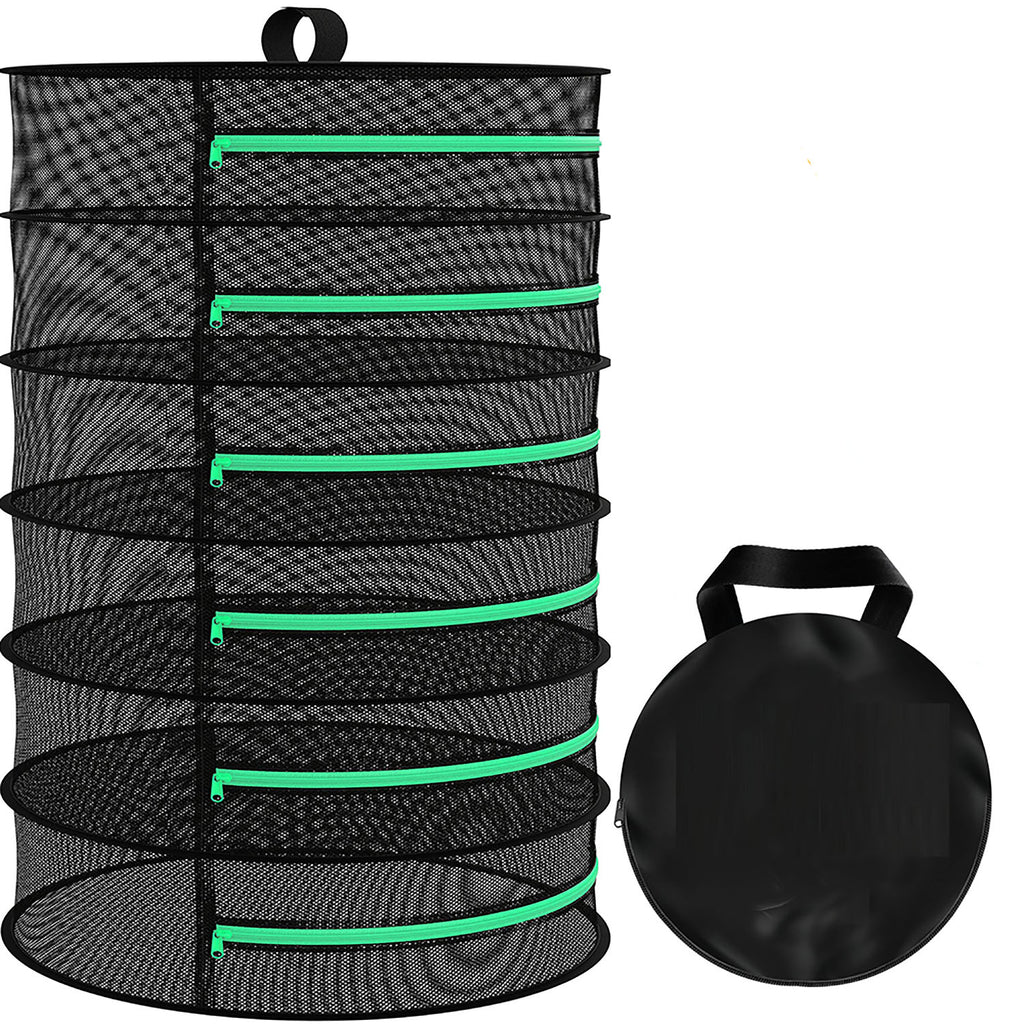 6-Tier Hanging Herb Drying Rack, 60 cm Mesh