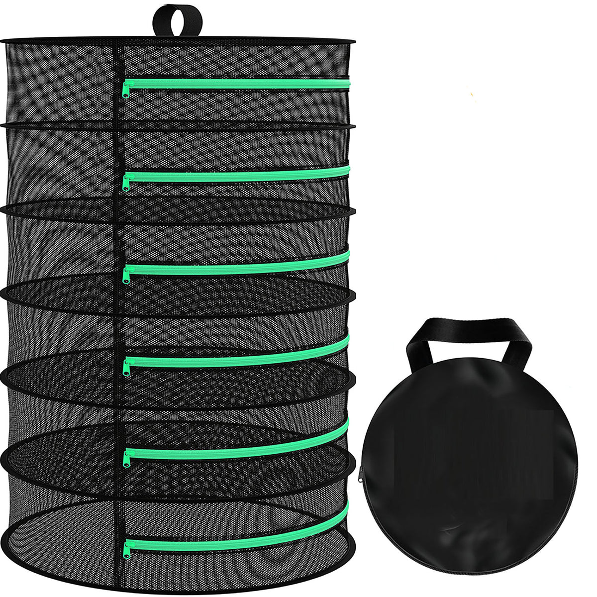 6-Tier Hanging Herb Drying Rack, 60 cm Mesh