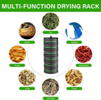 6-Tier Hanging Herb Drying Rack, 60 cm Mesh