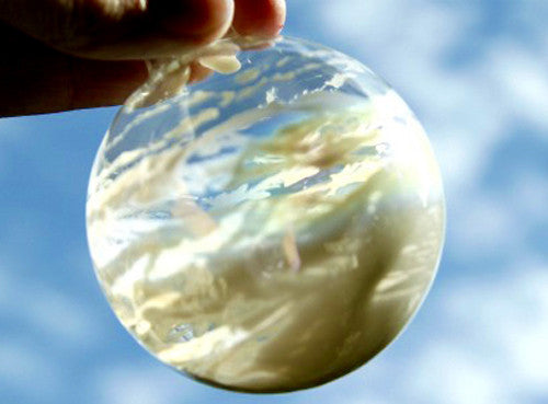 Clear Glass Christmas Baubles, 6 cm with Silver Cap – Pack of 24