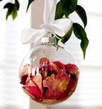 Clear Glass Christmas Baubles, 6 cm with Silver Cap – Pack of 50