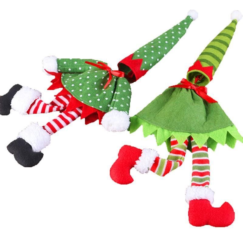 Christmas Wine Bottle Cover Bags – Pack of 4