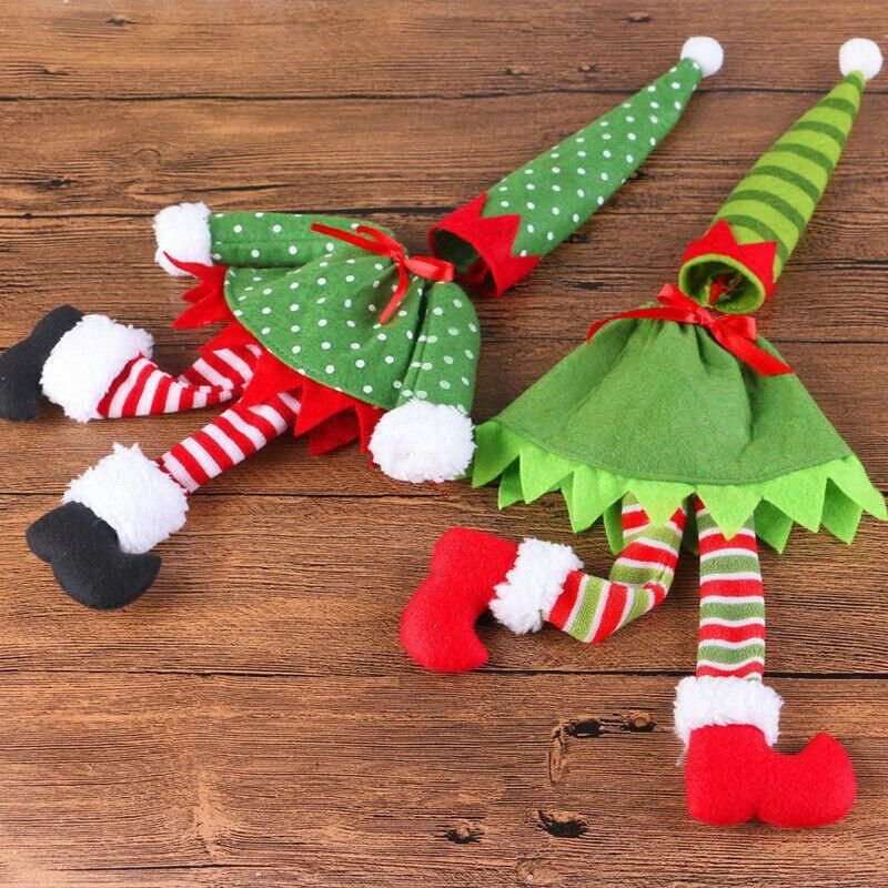 Christmas Wine Bottle Cover Bags – Pack of 4