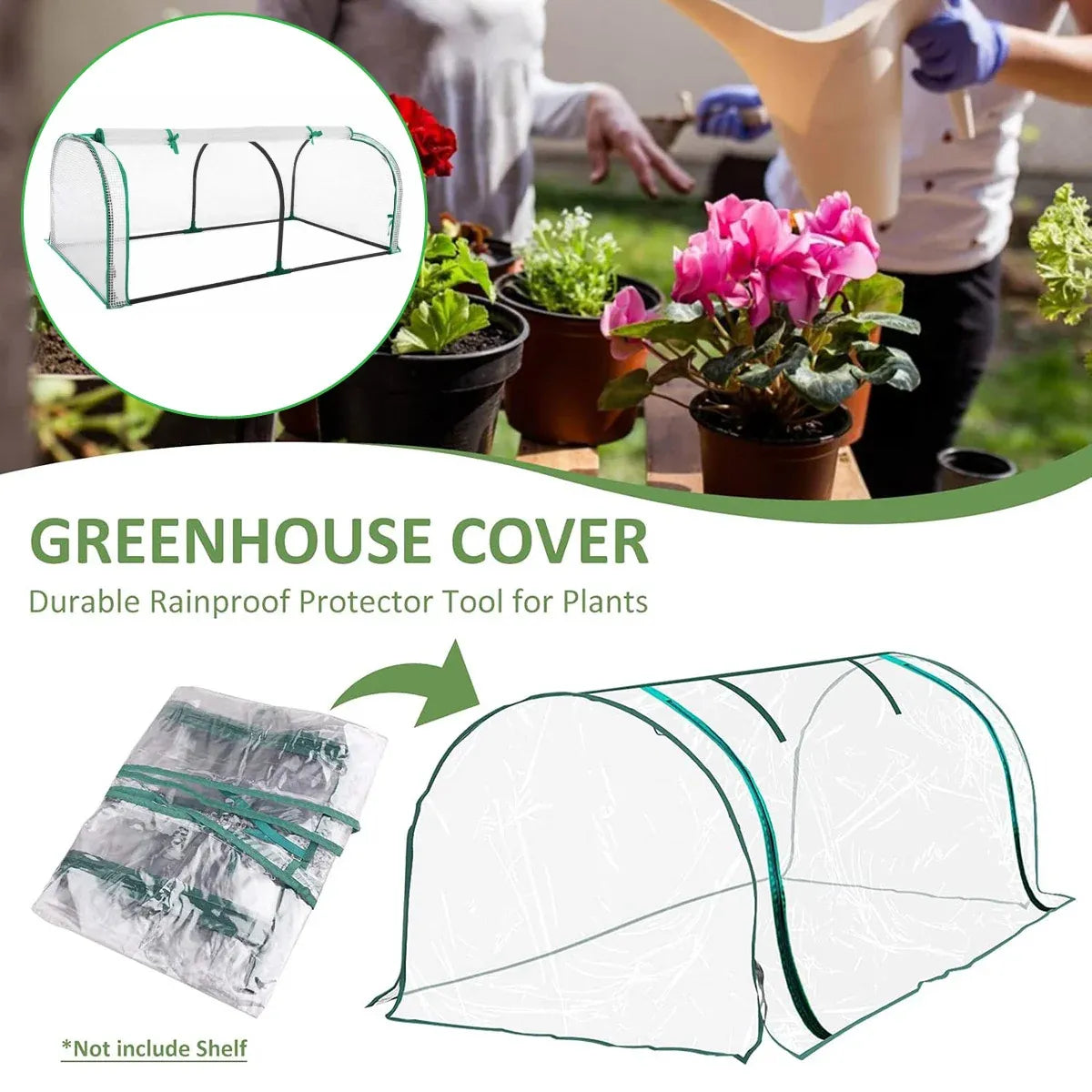 Replacement Greenhouse Cover 130 x 60 x 50 cm – Clear PVC