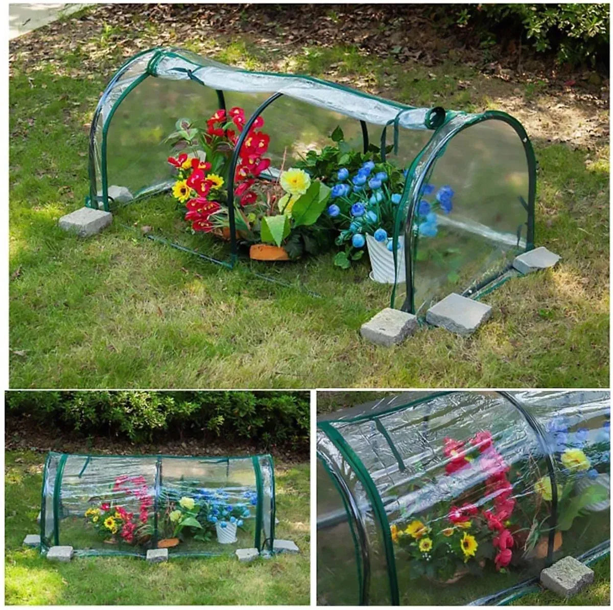 Replacement Greenhouse Cover 130 x 60 x 50 cm – Clear PVC