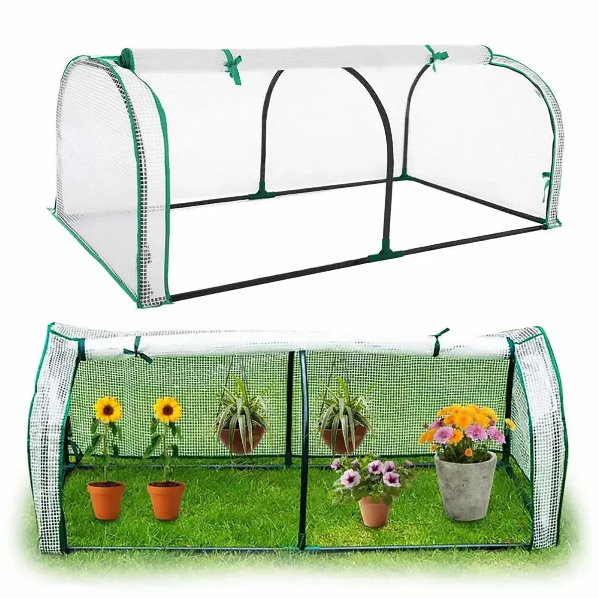 Replacement Greenhouse Cover 130 x 60 x 50 cm – Grid PVC