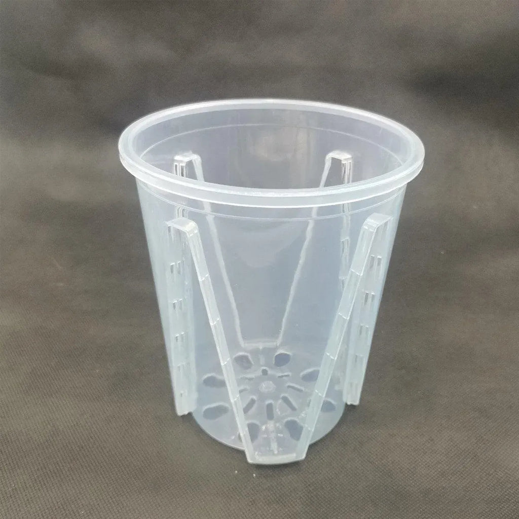 Clear Orchid Pots with Aeration Holes, 10 Pack