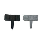 Stone-Effect Lawn Edging, 20 Pack – Black