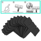 Stone-Effect Lawn Edging, 20 Pack – Black