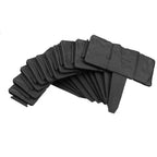 Stone-Effect Lawn Edging, 20 Pack – Black