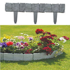 Stone-Effect Lawn Edging, 20 Pack – Grey