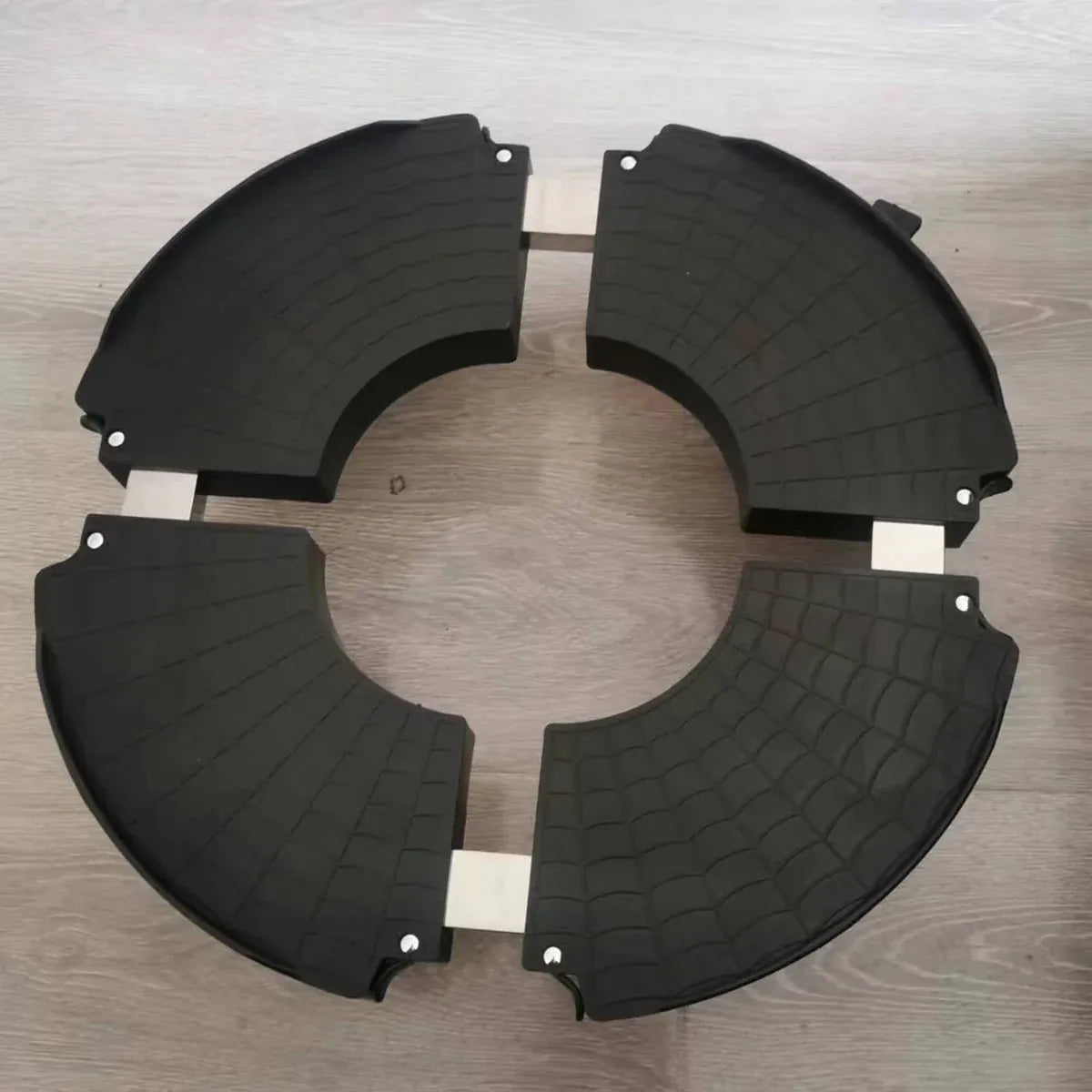 Adjustable Round Plant Caddy with Lockable Wheels, 40–48 cm