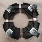 Adjustable Round Plant Caddy with Lockable Wheels, 40–48 cm