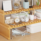 2-Tier Bamboo Plant Stand, 57 cm