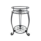 Foldable 2-Tier Metal Plant Stand