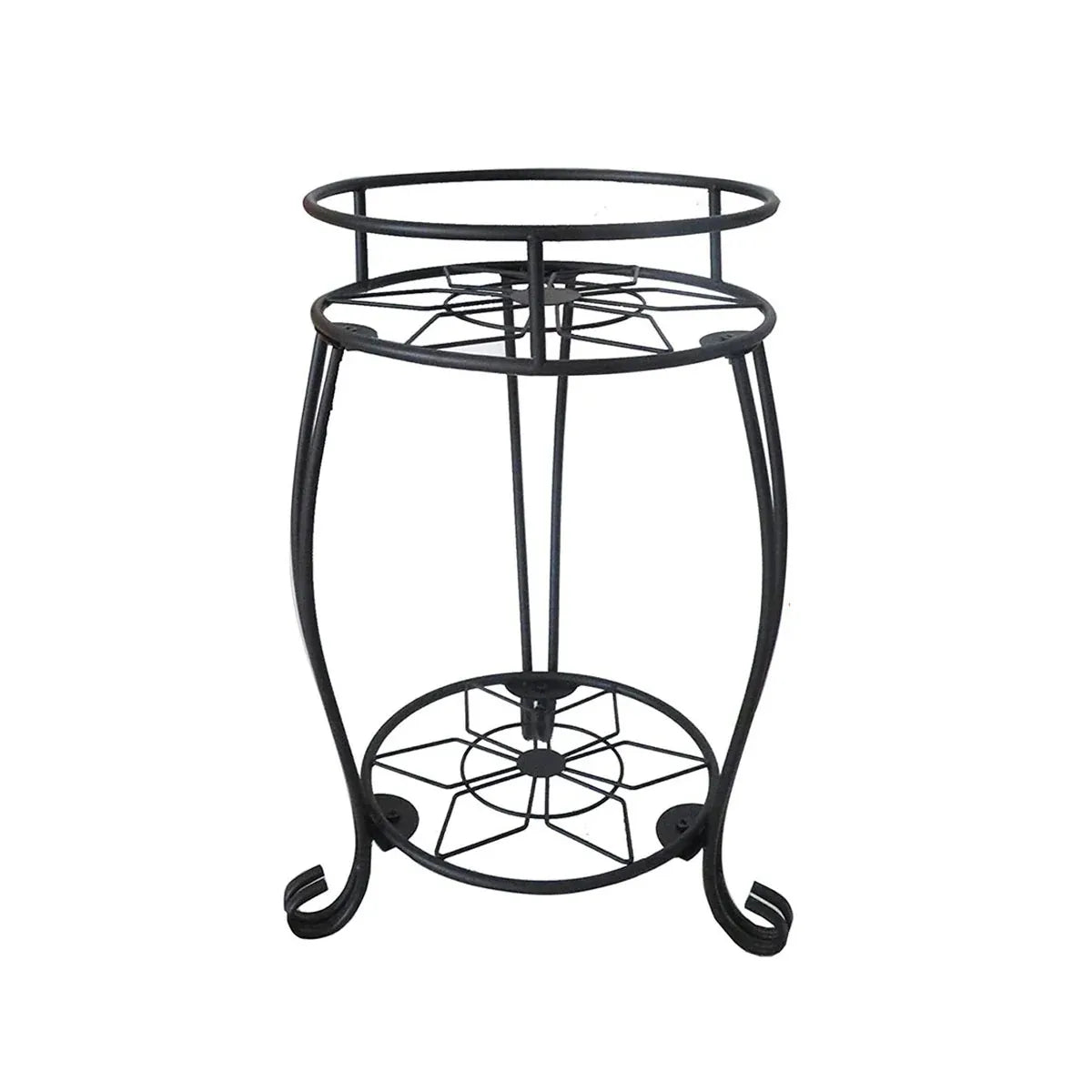Foldable 2-Tier Metal Plant Stand