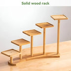 Bamboo Desktop Plant Stand, 38 cm – Square