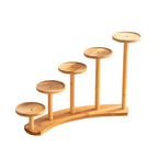 Bamboo Desktop Plant Stand, 38 cm – Round