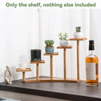 Bamboo Desktop Plant Stand, 38 cm – Round