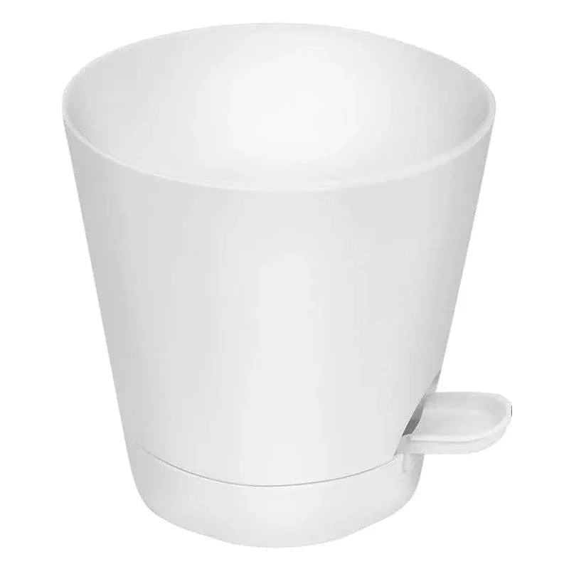 Self-Watering Plant Pots, Set of 5 – White