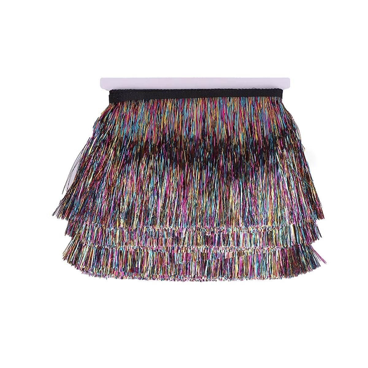 Metallic Tassel Fringe Christmas Hanging Decoration