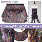 Metallic Tassel Fringe Christmas Hanging Decoration